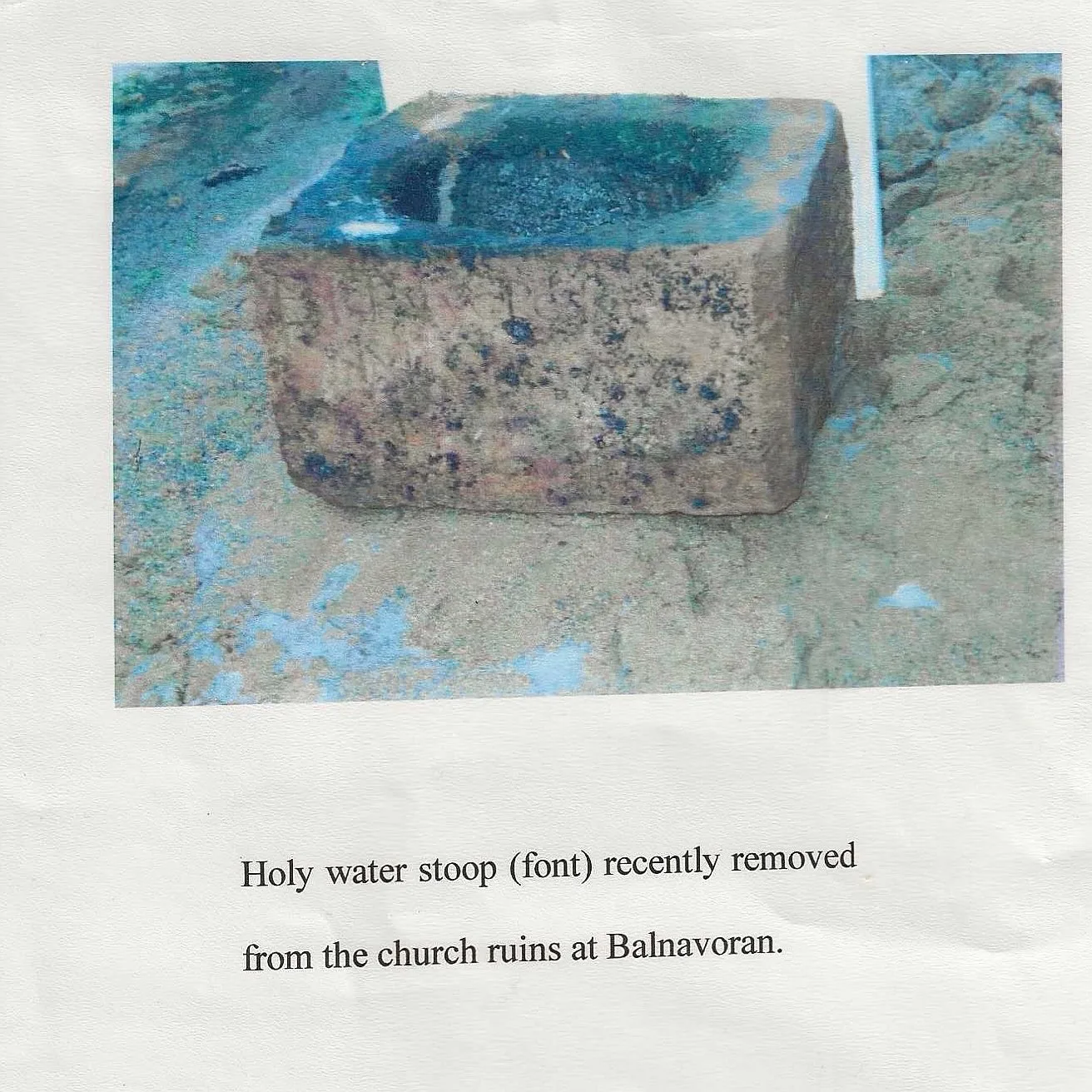 Historic parish photograph or document